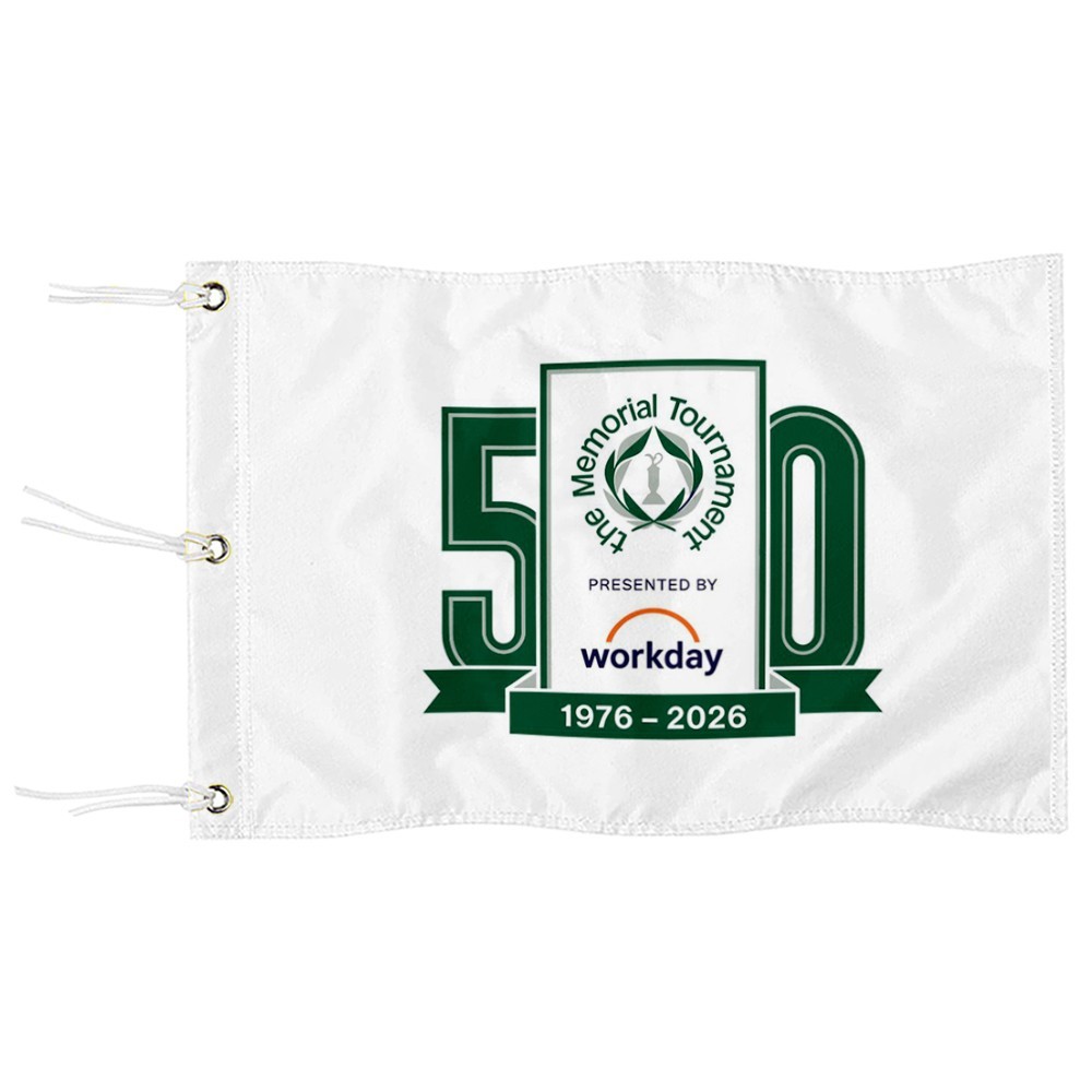the Memorial Tournament presented by Workday Golf Pin Flag 13x20Inch
