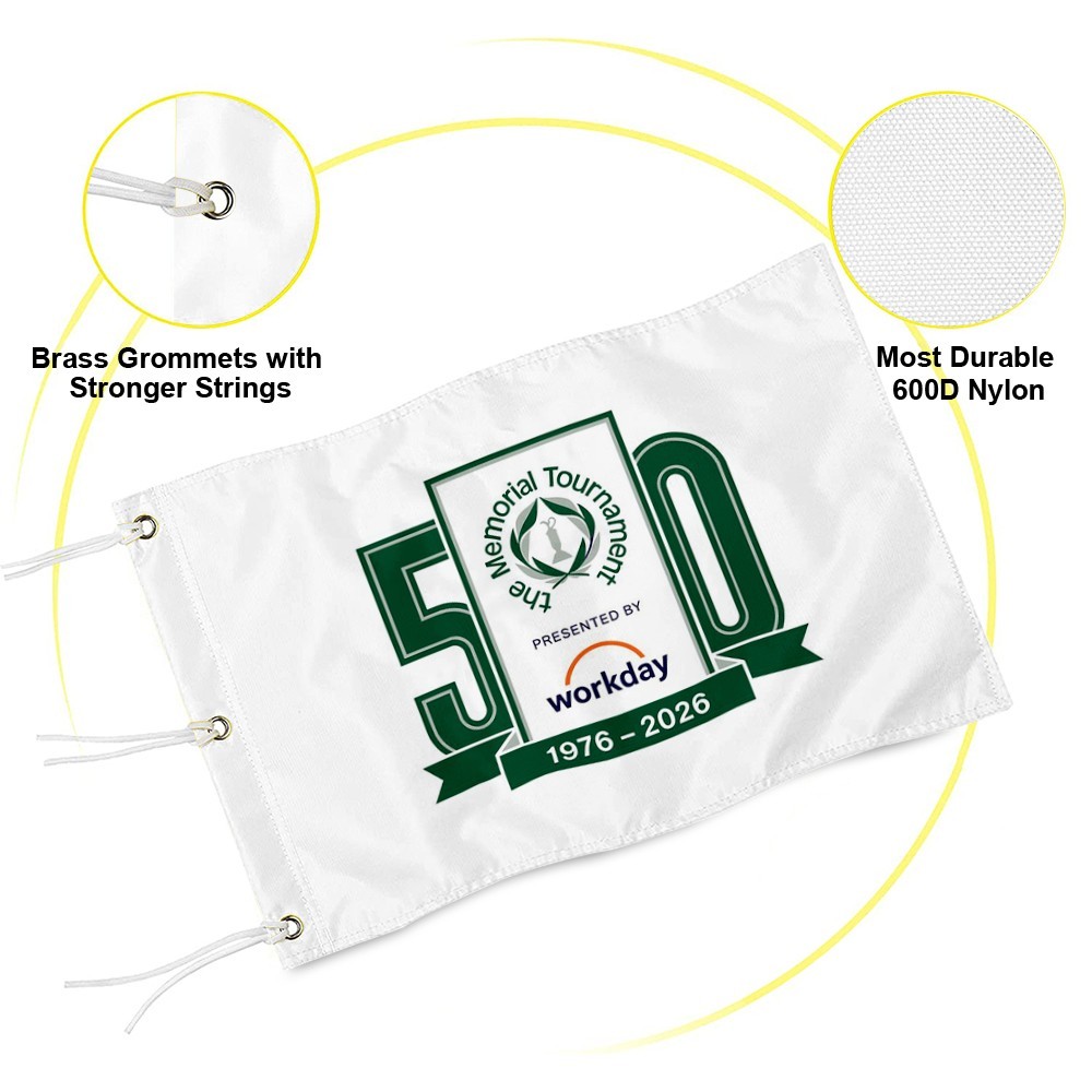 the Memorial Tournament presented by Workday Golf Pin Flag 13x20Inch