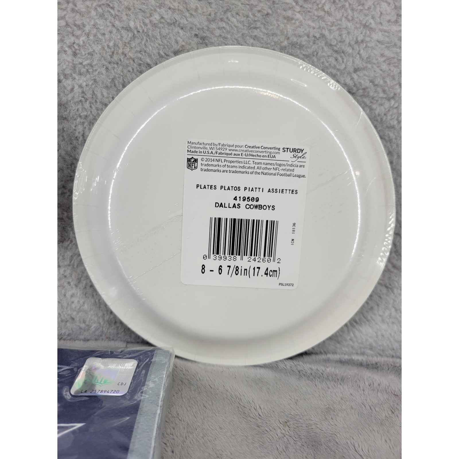 Dallas Cowboys NFL Football Party Plates & Napkins Set