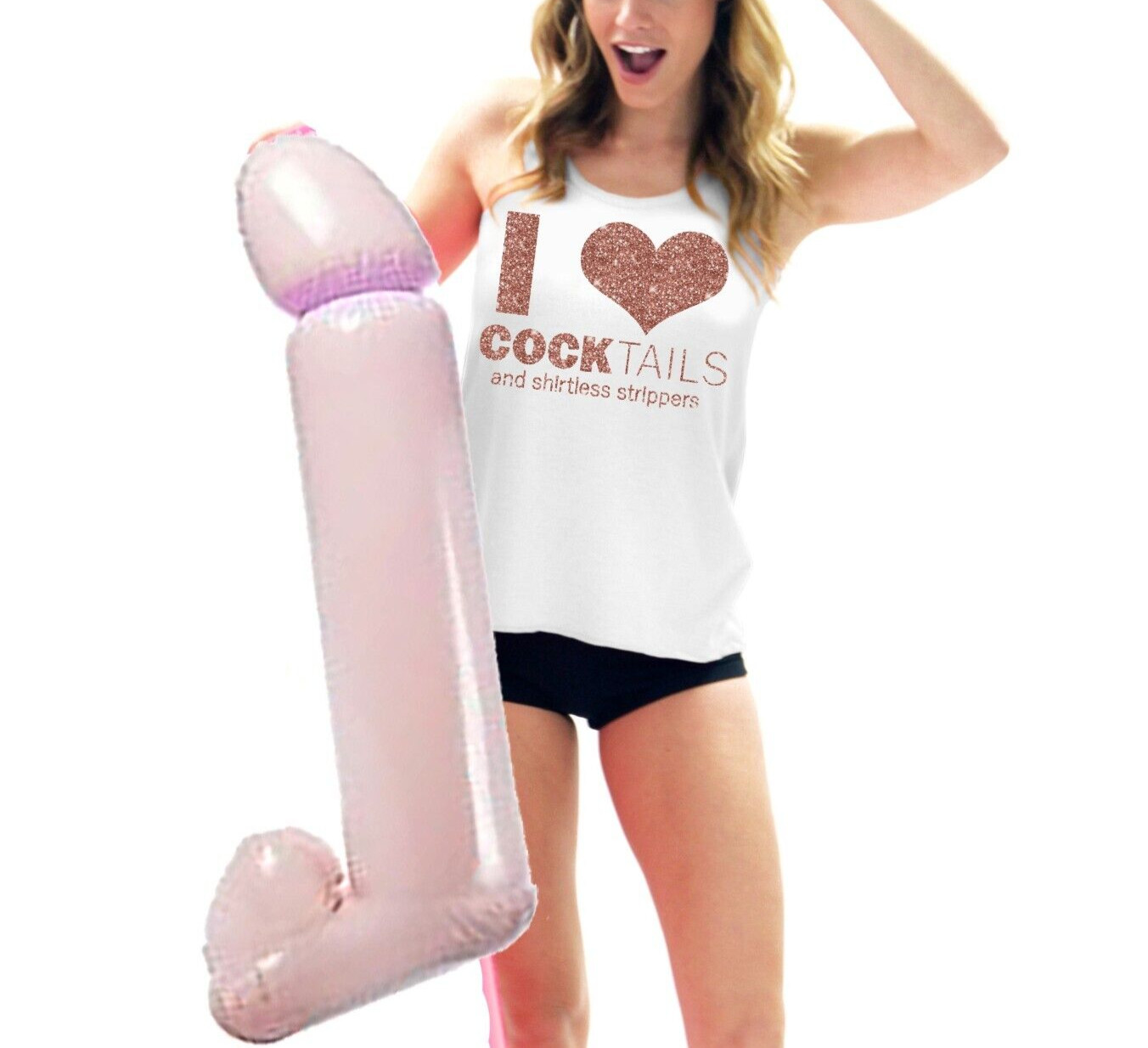 Jumbo 3ft Inflatable Penis Blow Up Bachelorette Party Favors-FREE USA SHIPPING
