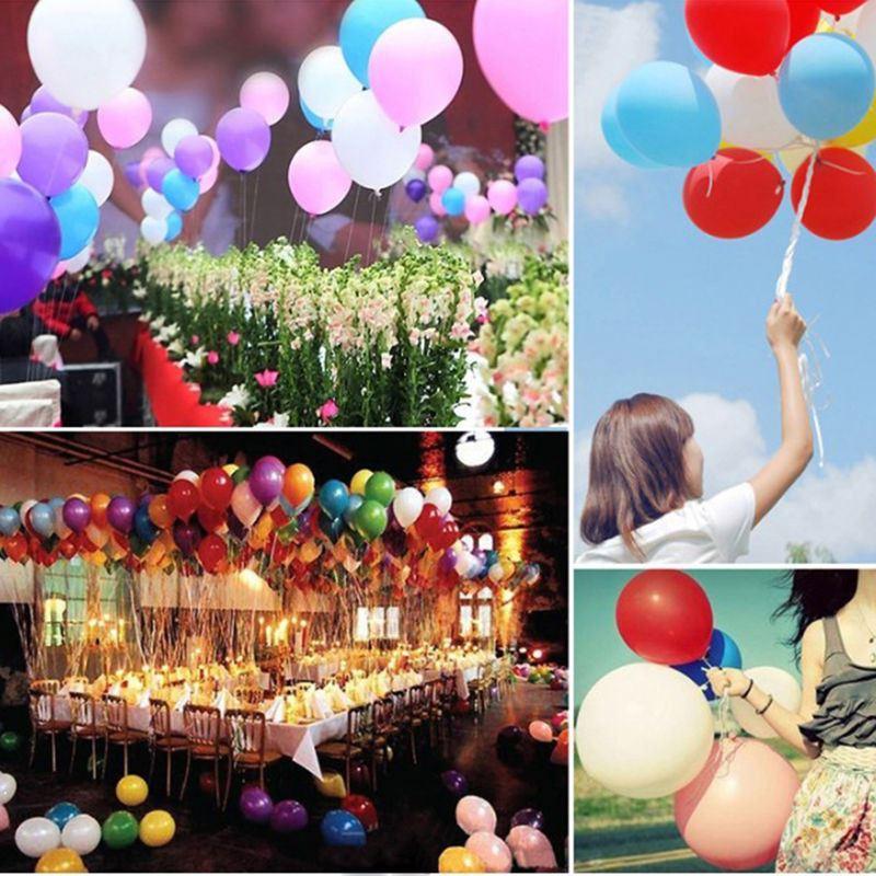 20x 12 inch Pearl Latex Colorful Thick Durable Wedding Party Birthday Balloons