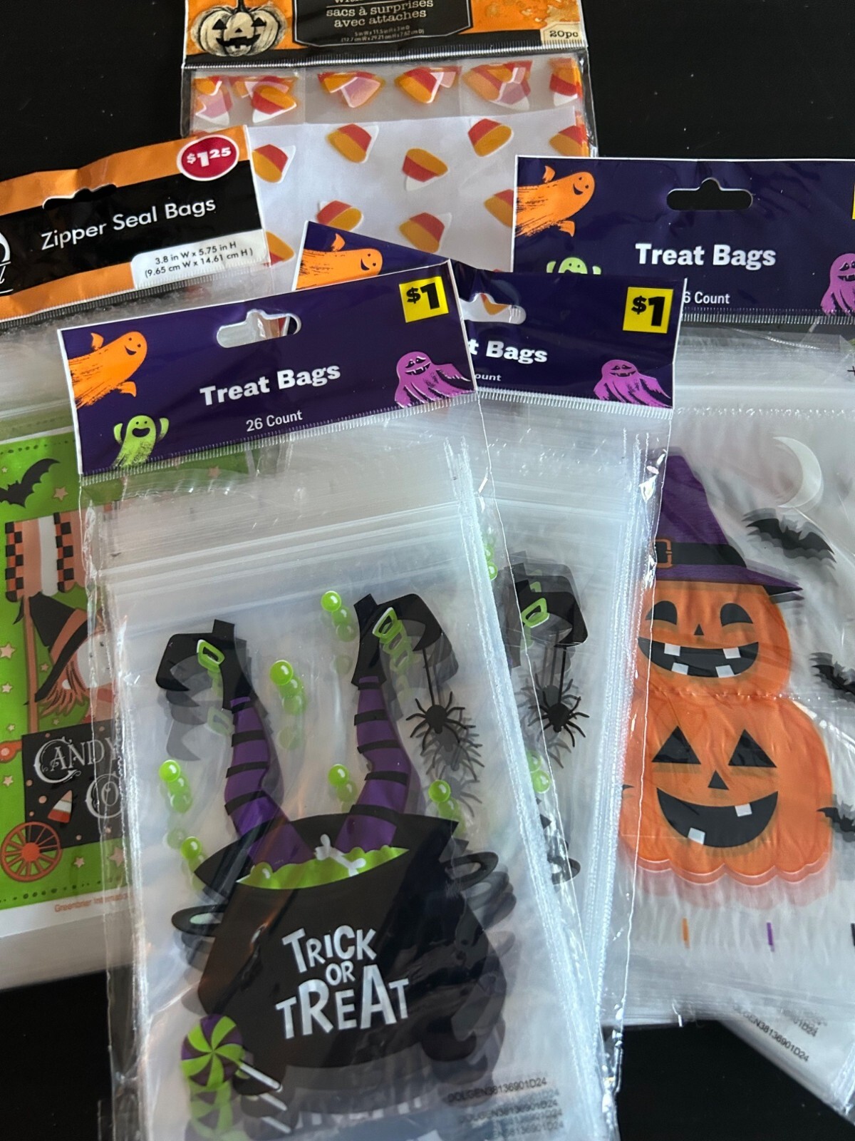 Halloween Themed Treat Bags Assorted Designs 26 Count Lot X 10 2 Styles