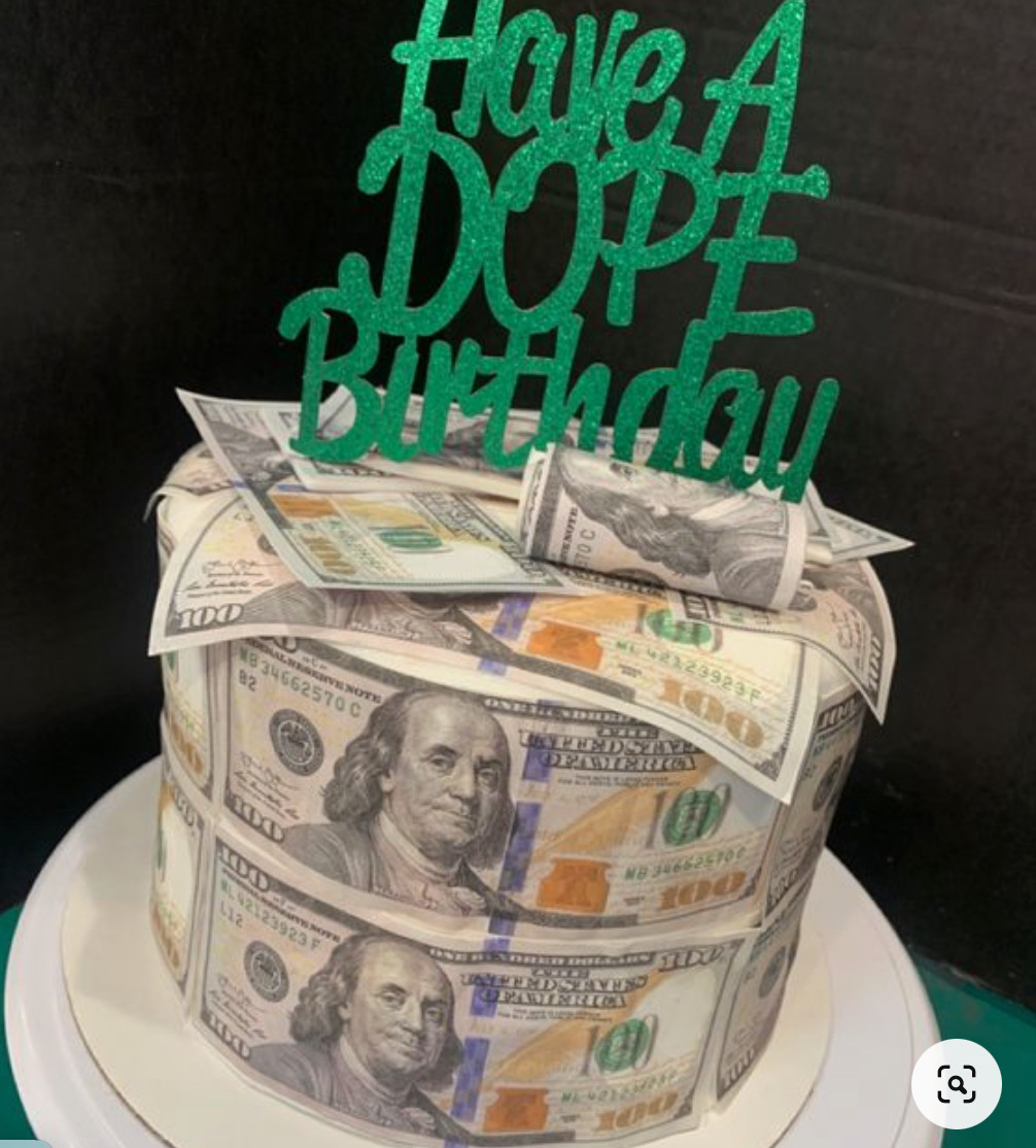 Edible 100 Dollar Bills For Cake Decorating Money Cake Toppers Edible Images