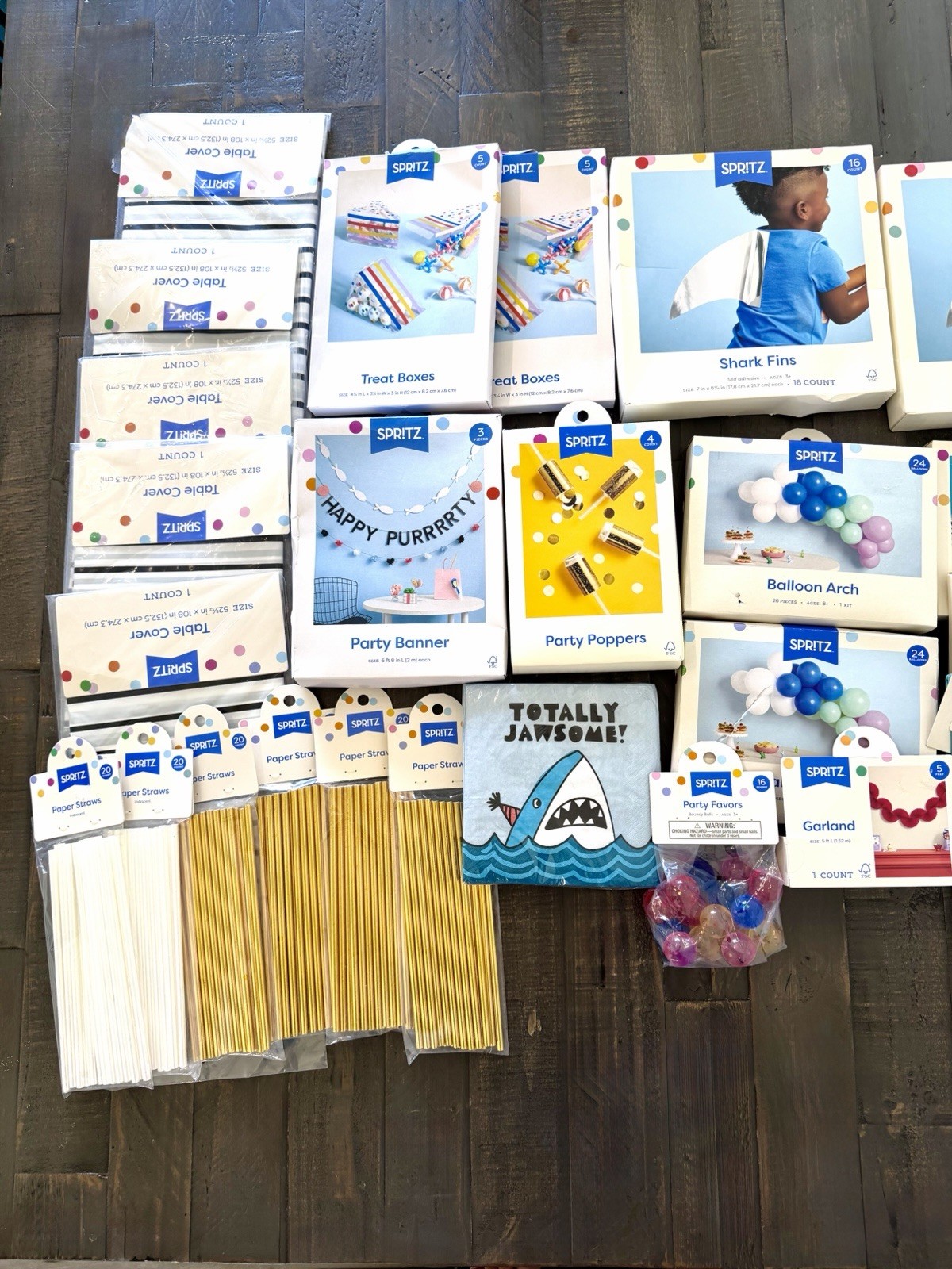 Spritz Party Supplies Mixed Theme Decor Multi 25+ Pc Lot Bundle