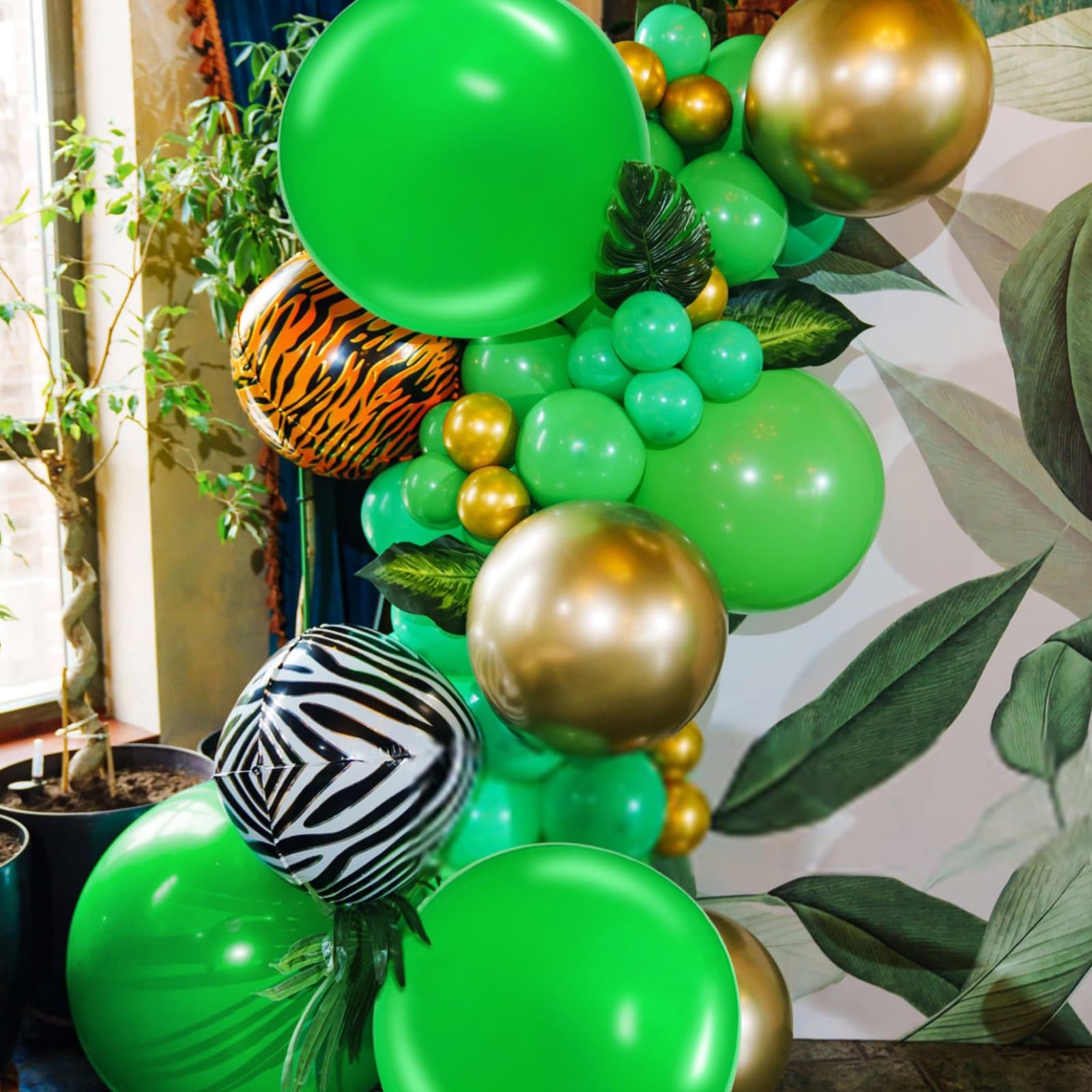 Giant Green Balloons 36 Inch Large Latex 9 Pcs Jumbo Balloons Bulk Party