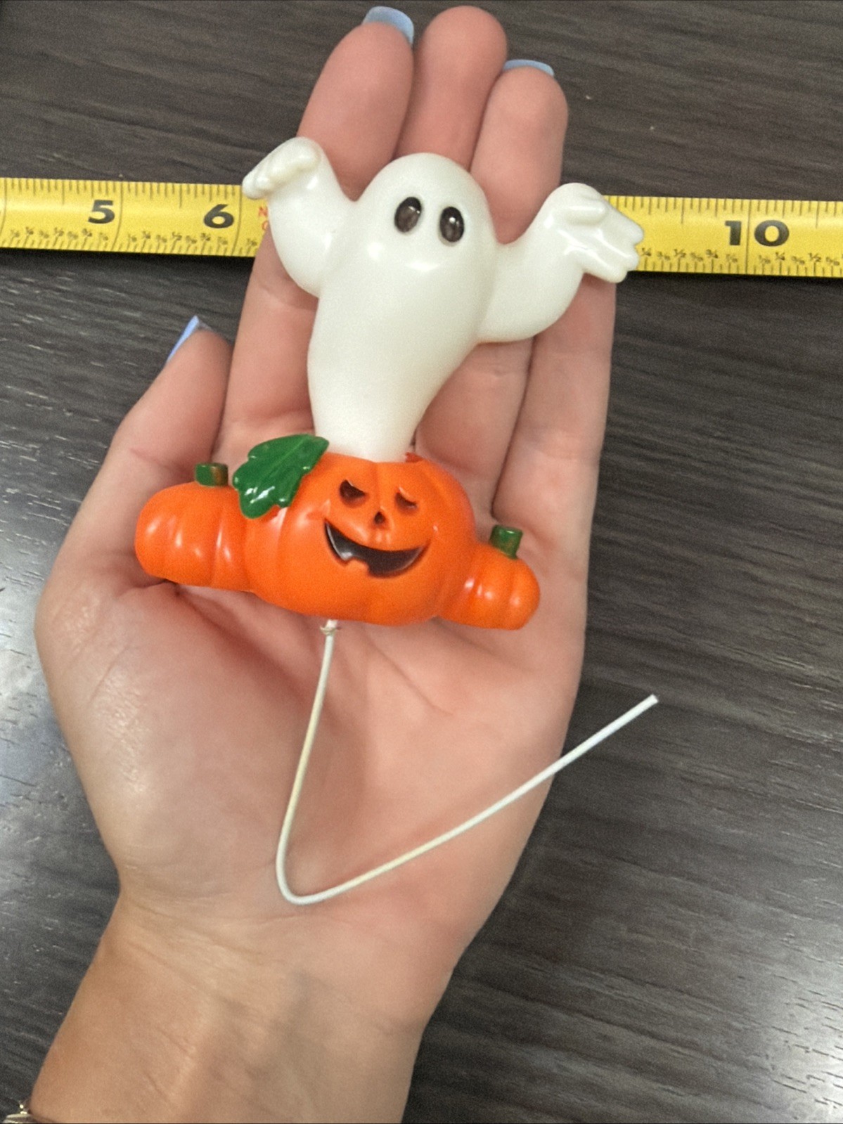 Vintage Halloween Cupcake Toppers Picks Ghost Bats Witch Skeletons Pumpkins Lot