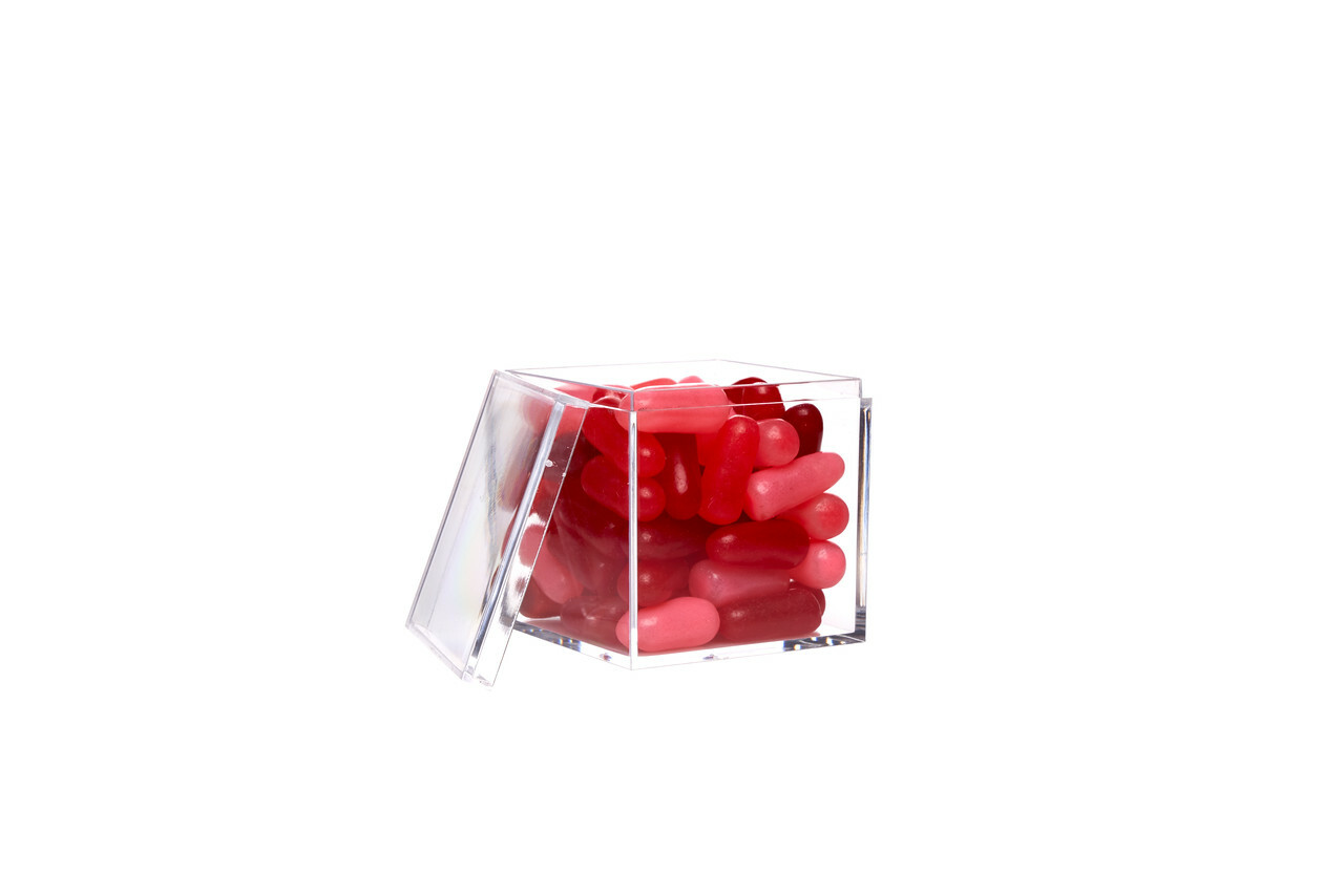 Clear Acrylic Square Cube Candy Box Boxes 2X2X2 Inches – Set of 12