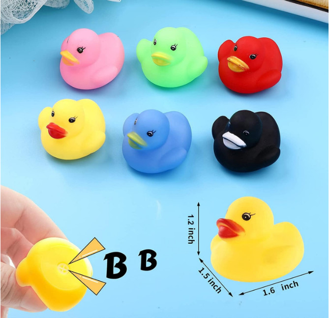 50 PCS Jeep Rubber Ducks in Bulk Assorted Duckies for Ducking Cruise Ducks Small