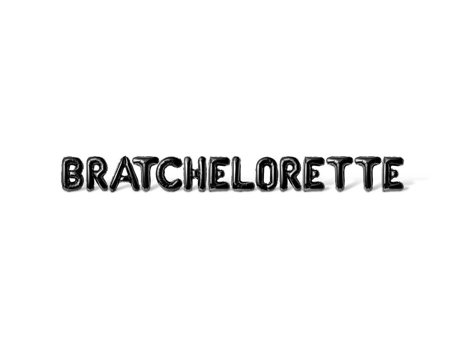 BRATCHELORETTE Letter Balloon Banner – DIY Bachelorette Party Supply Decorations