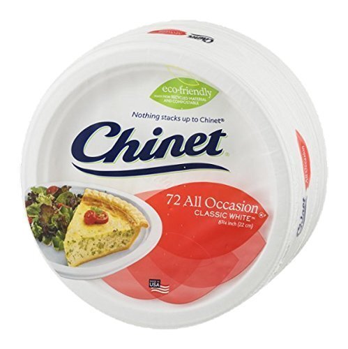 All Occasion Plates Classic White 72 Ct