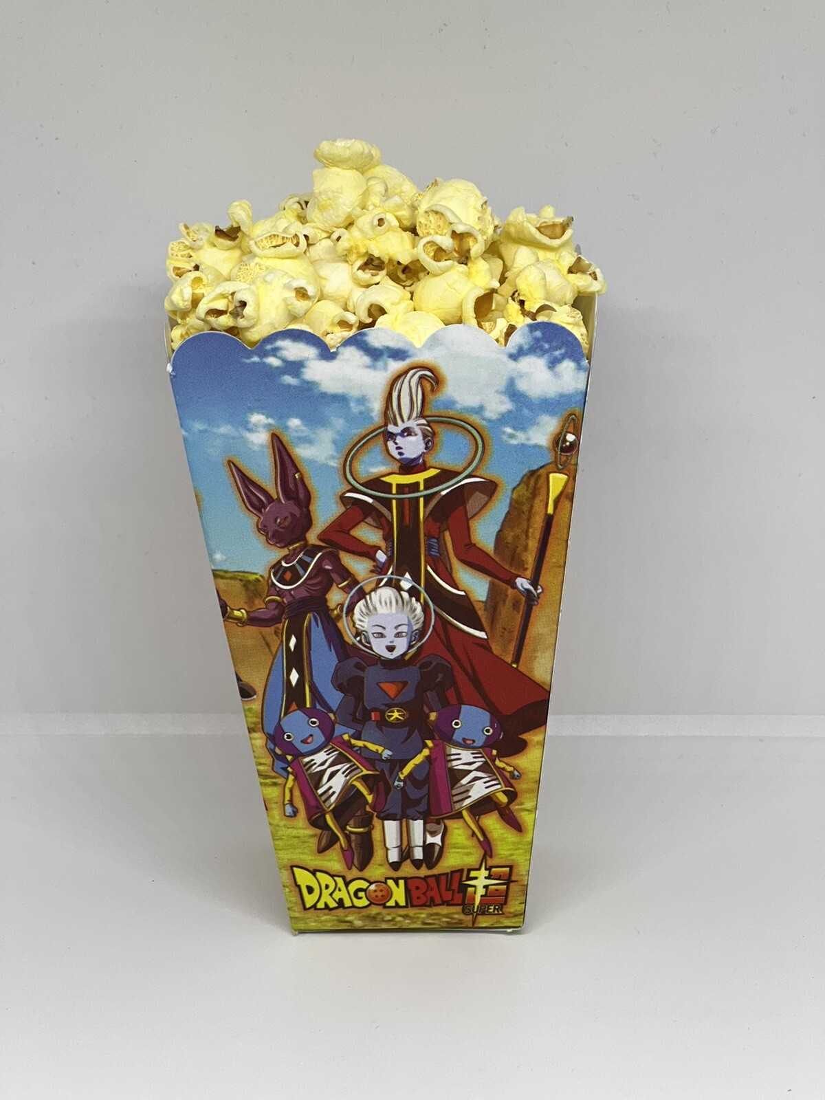 10 ct. Pack – Dragon Ball Popcorn Boxes / Paq. con 10 Cajas de Dragon Ball.