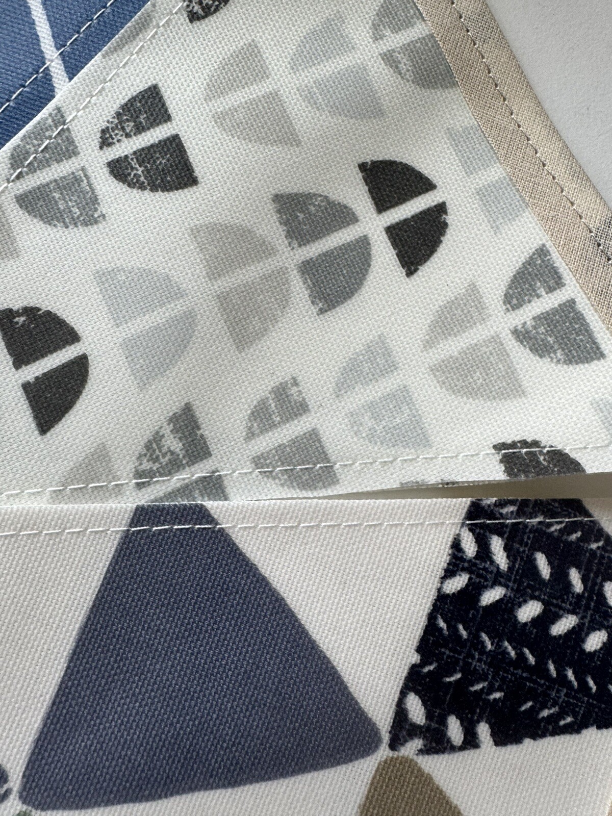 Handmade Oilcloth Bunting – Garden/Home Contemporary – 2 Meters Double Sided