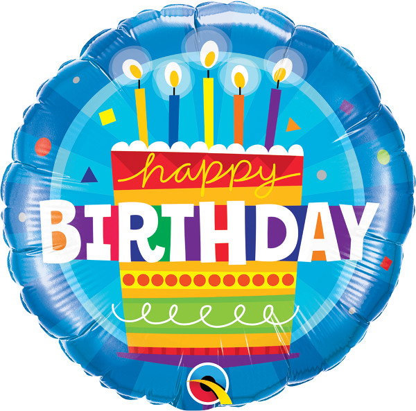 Birthday Balloons 18in/46cm