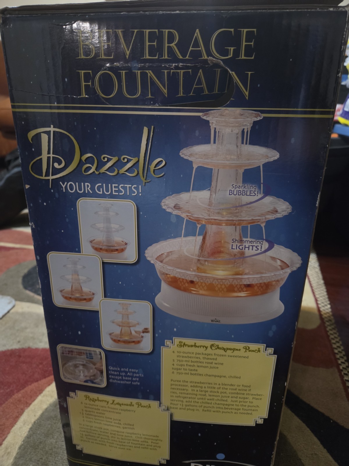 Rival Beverage Fountain 2.5 Gallons