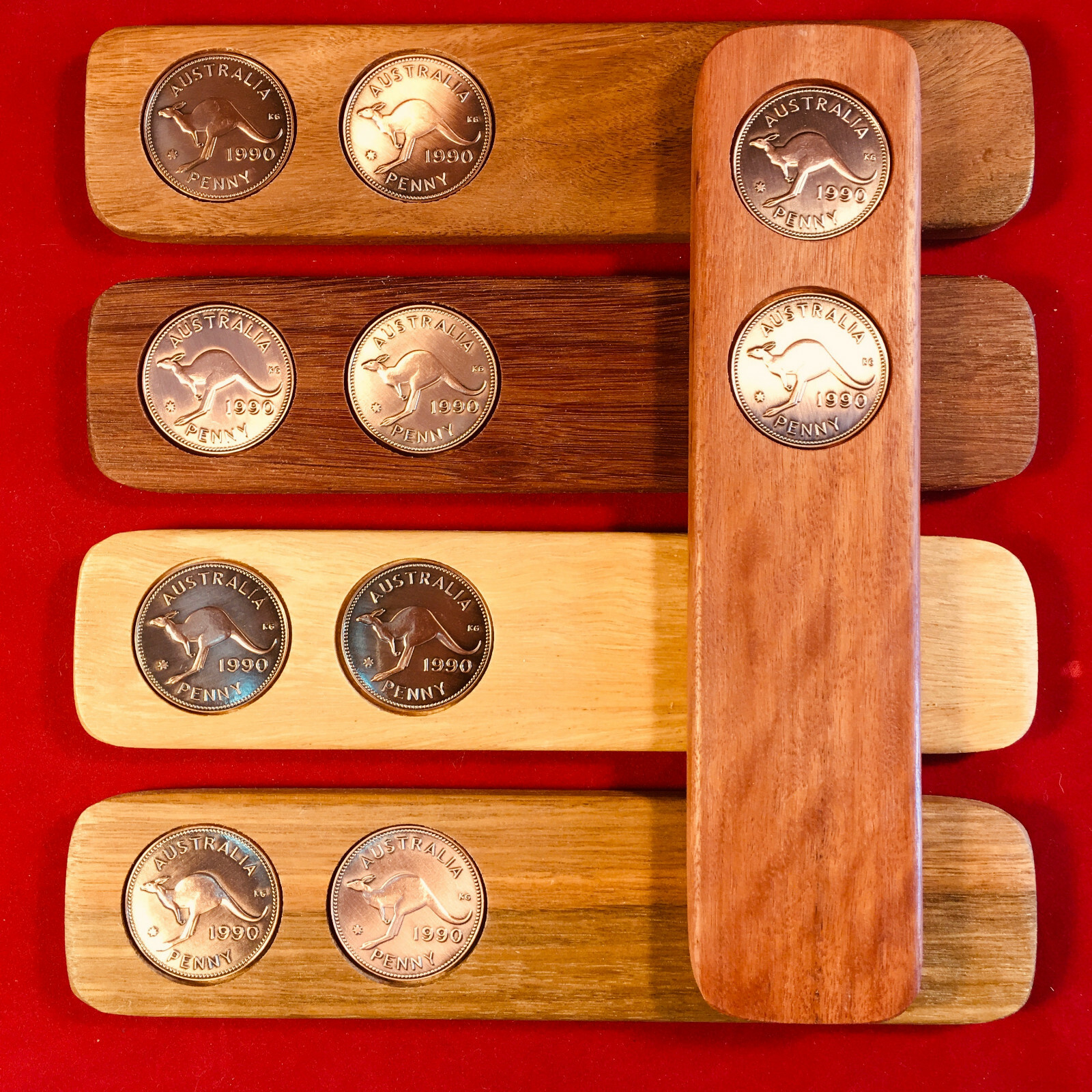 70th Birthday Present Gift – 1956 Australian Penny 2UP Game – ANZAC Day Two-Up
