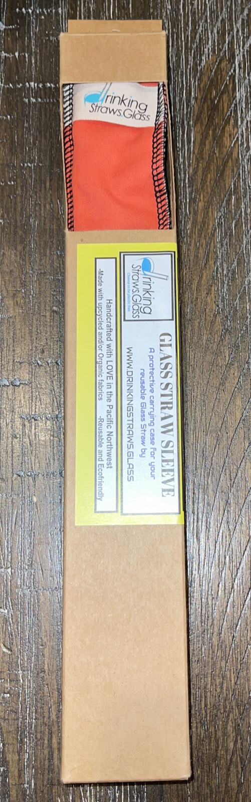 Glass Straw Sleeve. “Drinkingstraws.glass”