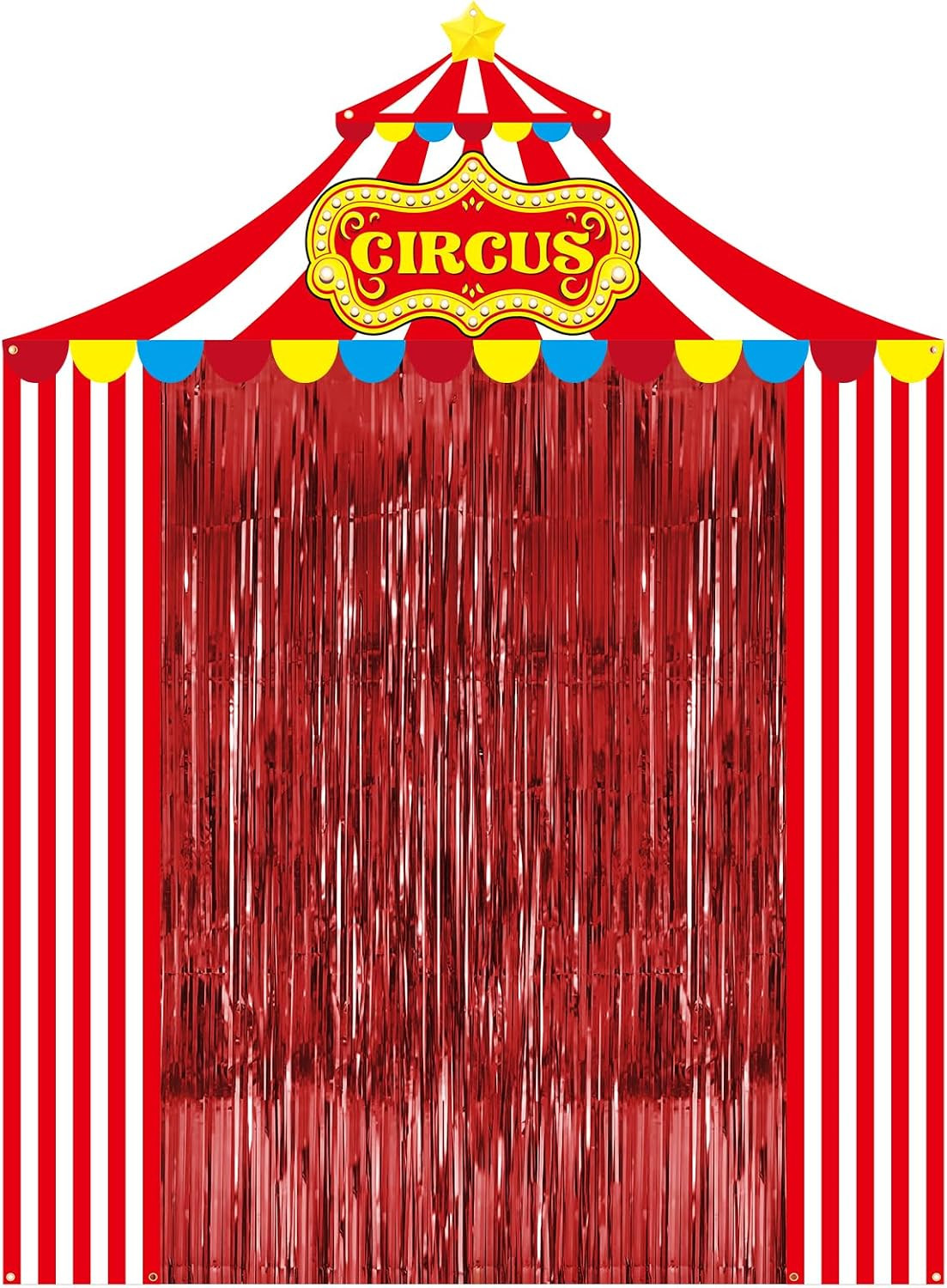 5 Pcs Carnival Circus Tent Decorations Set – Circus Theme Party Decorations with