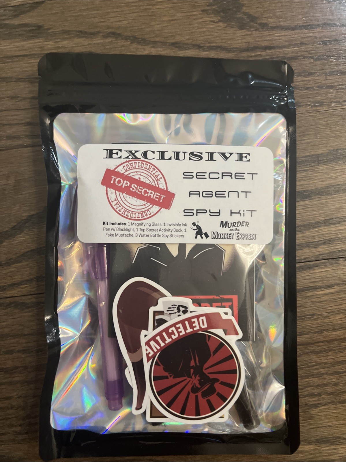 Set Of 12 Custom Designed Spy Party Favors