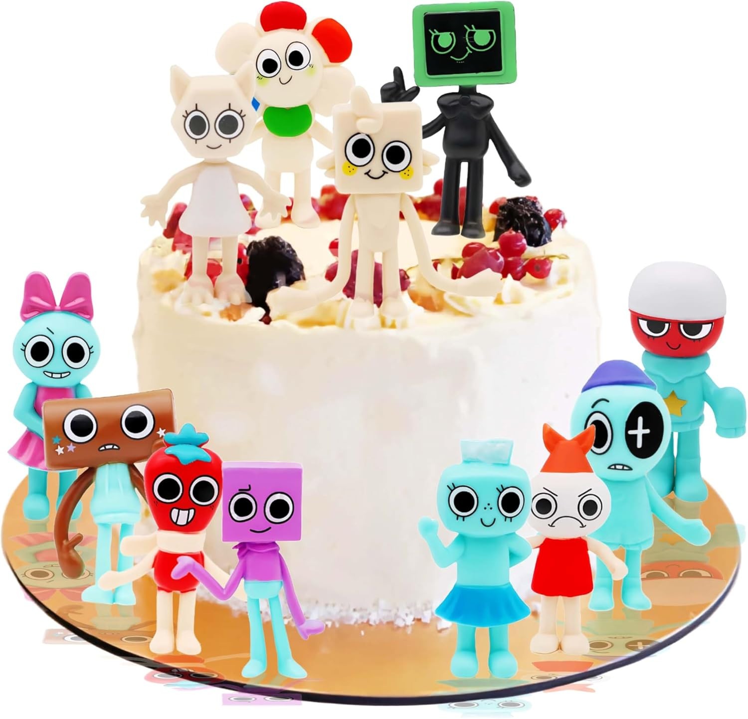 12PCS – Danys Toy Action Figure, Party Favors/Cake Decorations/Toys/Reward Toys