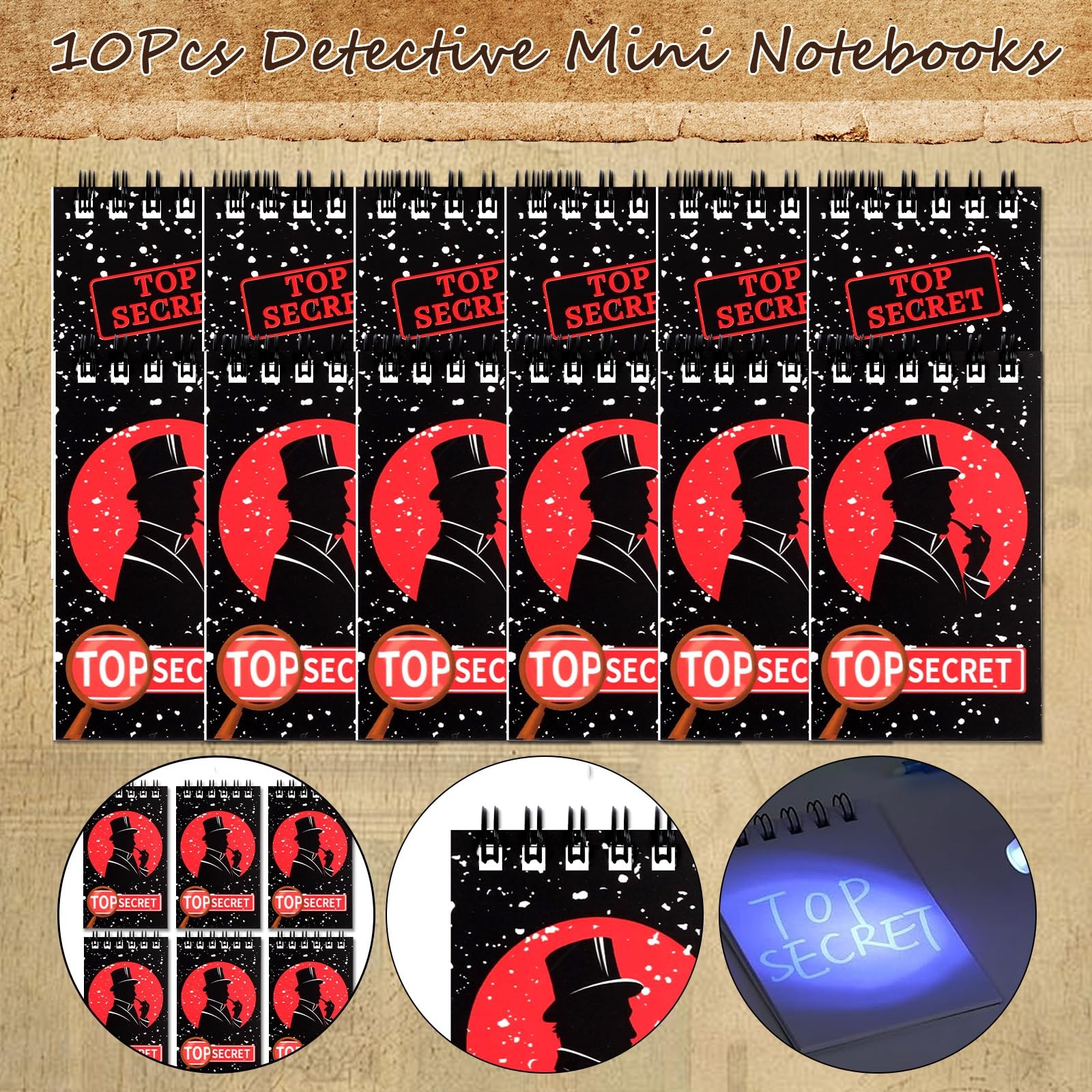 Zenoble 132Pcs Spy Detective Party Favors Kit for Kids Sunglasses, Invisible …