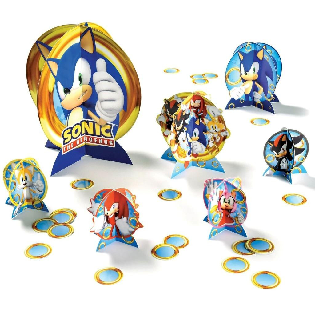 Sonic The Hedgehog Table Top Decorations Centerpiece Birthday Party New