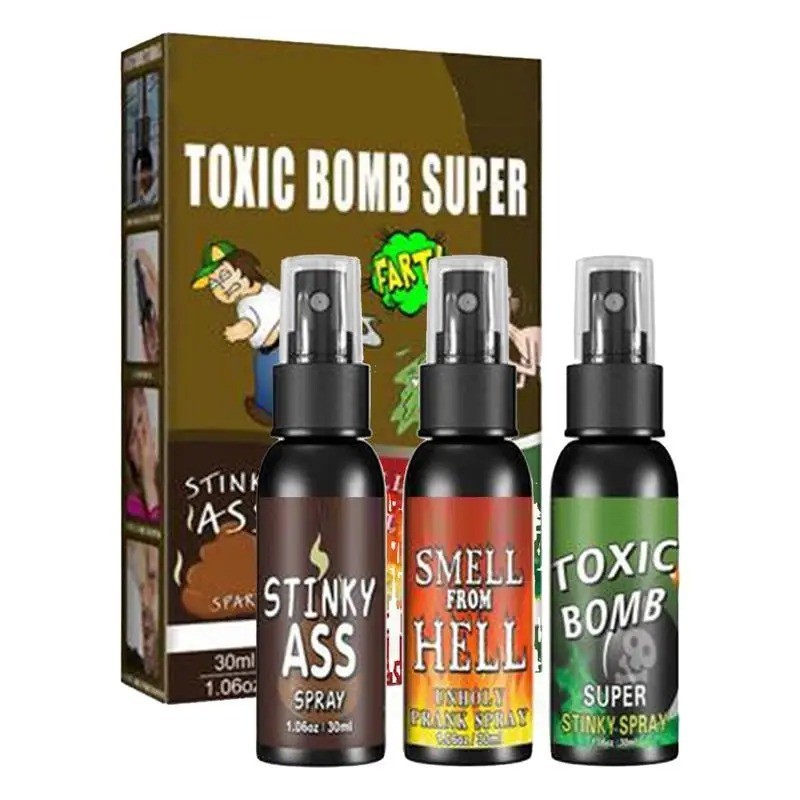 Liquid Fart Spray Stink Bomb Smelly Stinky Ass Toxic Bomb Crap Gag Prank Joke