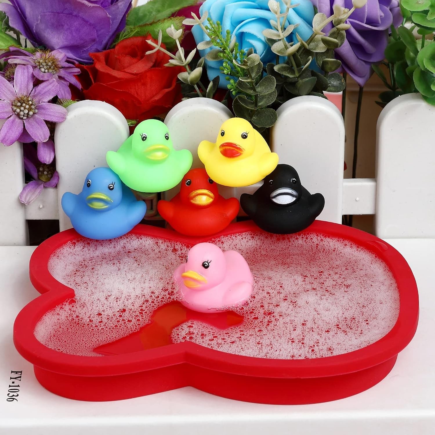 50 PCS Jeep Rubber Ducks in Bulk Assorted Duckies for Ducking Cruise Ducks Small