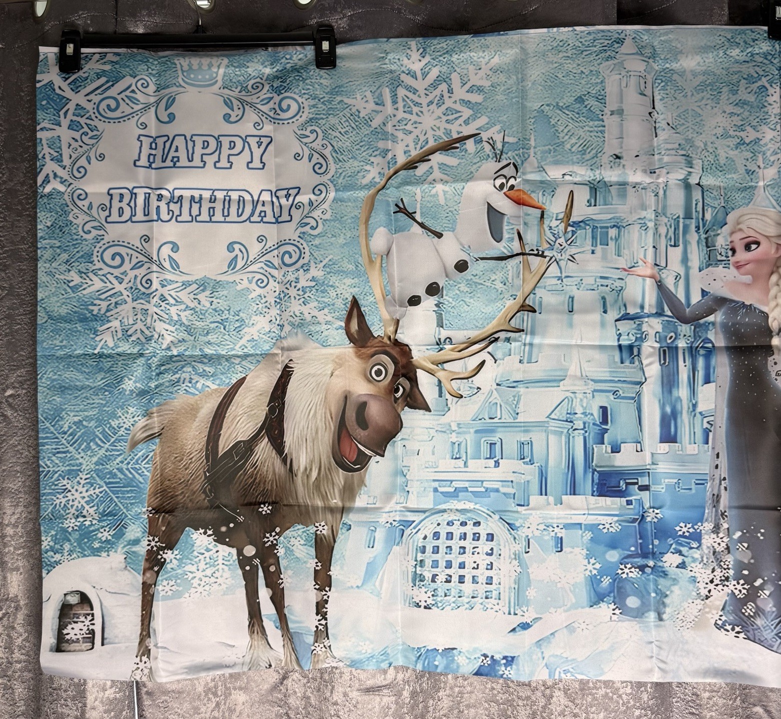NEW 183Pcs Frozen/Frozen 2 Birthday Party Decor Banner Backdrop Balloons Toppers