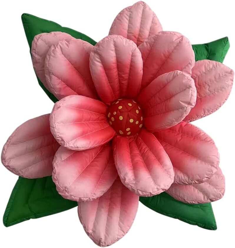 LED Inflatable Rose Flower Decor Indoor for Party Wedding Stage Concert Ceiling