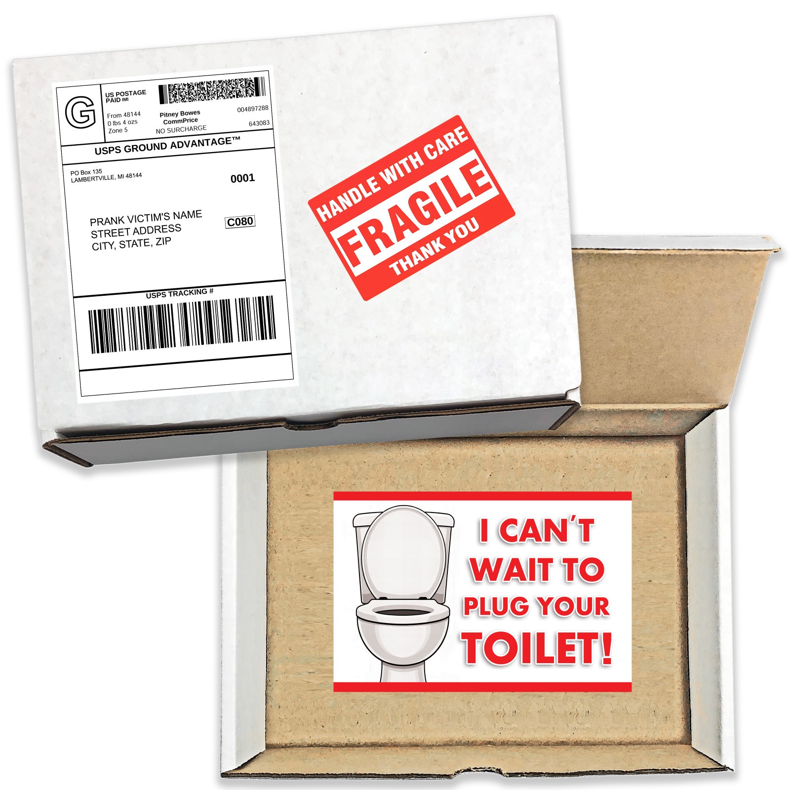 I Can’t Wait To Plug Your Toilet Prank Mail Sent Anonymously!