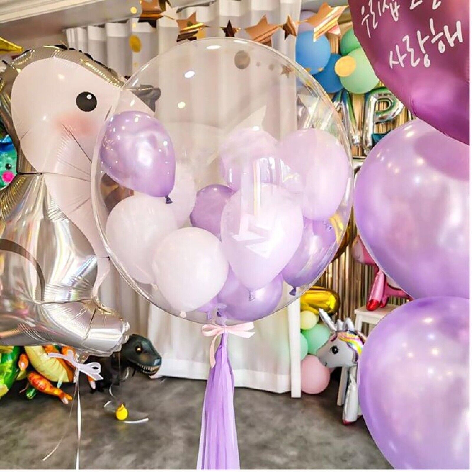 BOBO Balloons Bubble Clear Latex Balloons All Occasions Party Balloons Plain UK