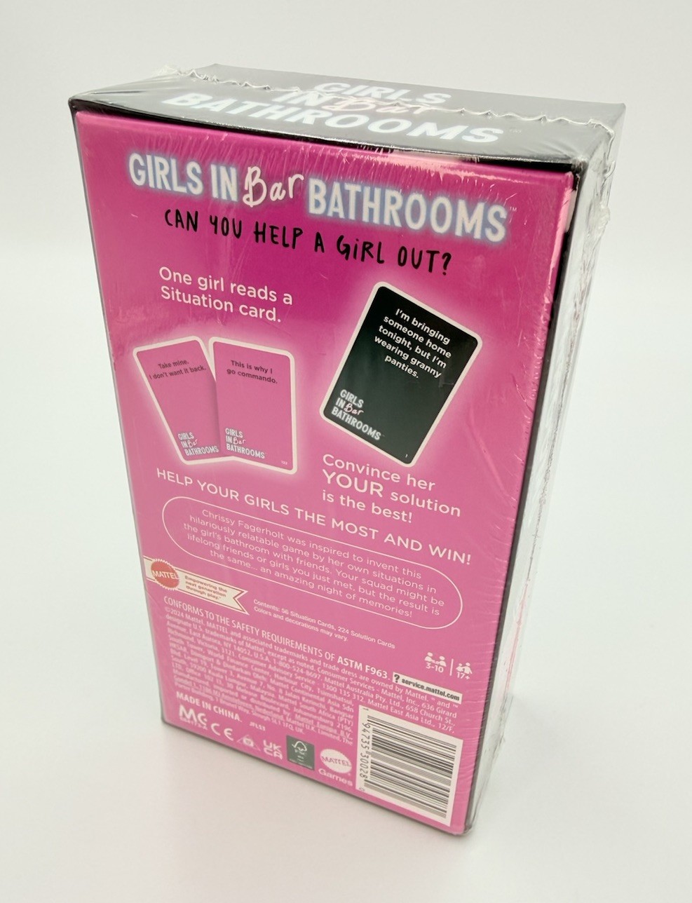 Girls in Bar Bathrooms Adult Party Game for Girls and Bachelorette Parties
