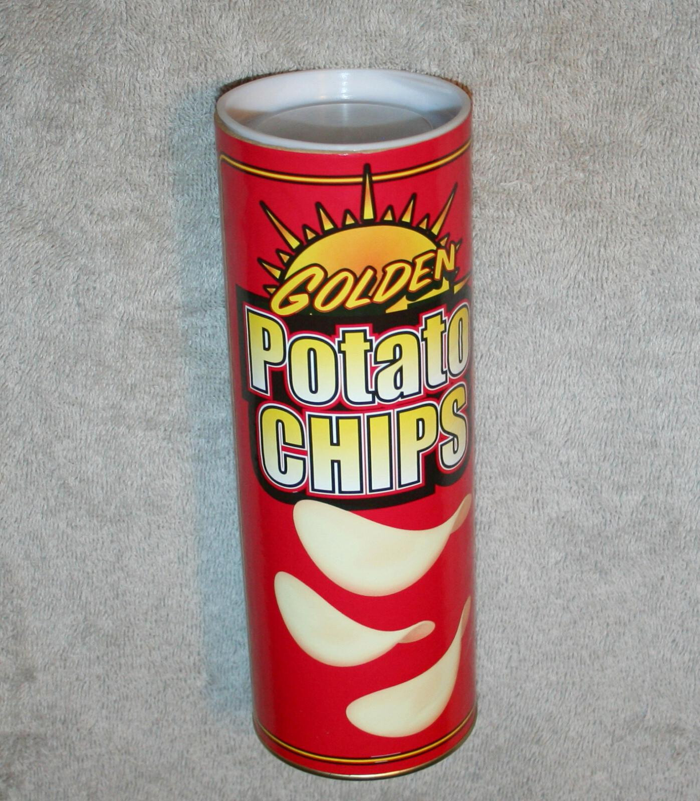Potato Chip Snake Can spring gag gift funny clown party joke parade prop novelty