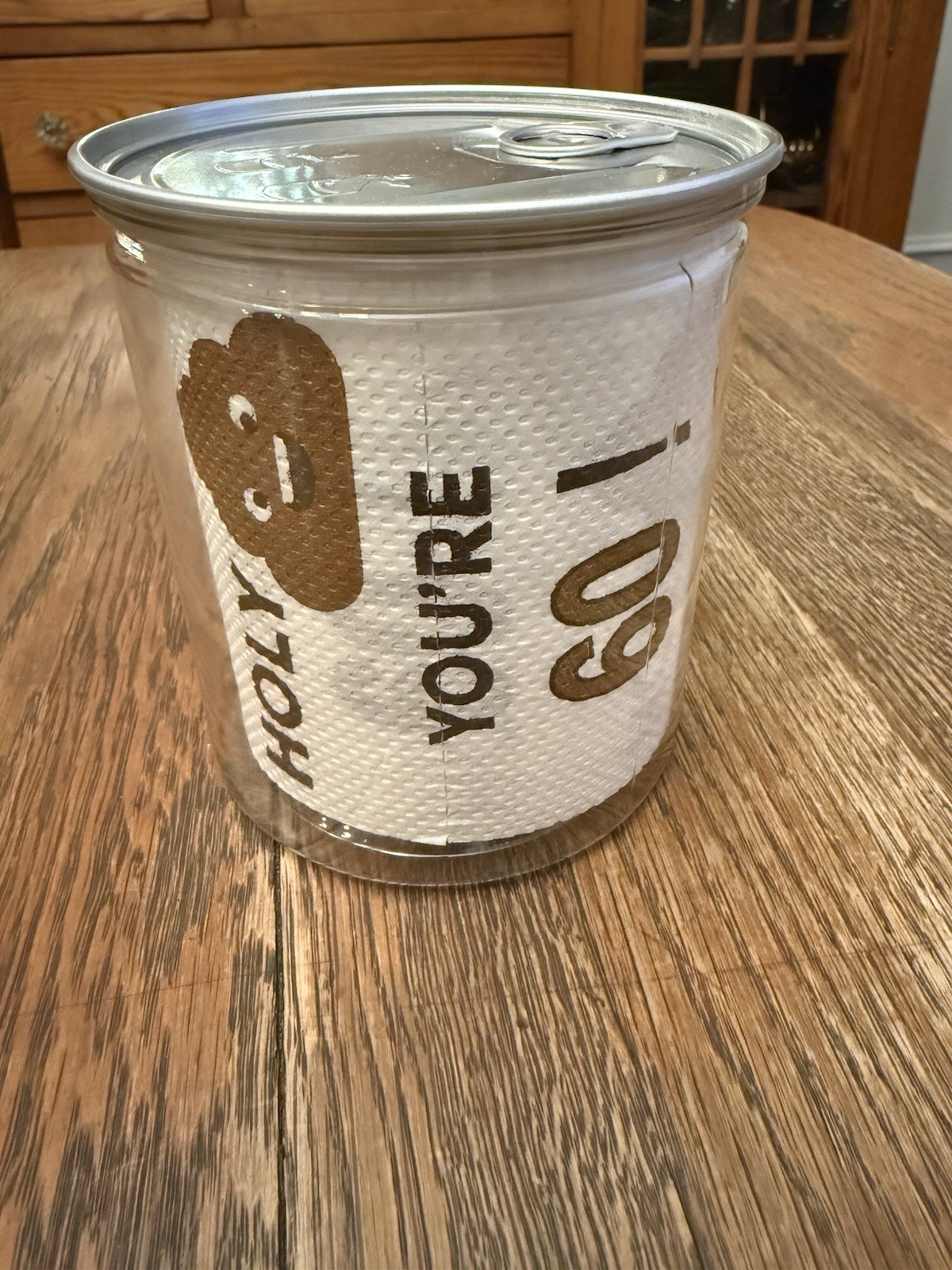 Novelty Gag Funny Toilet Paper Roll “Holy * You’re 60”Birthday”