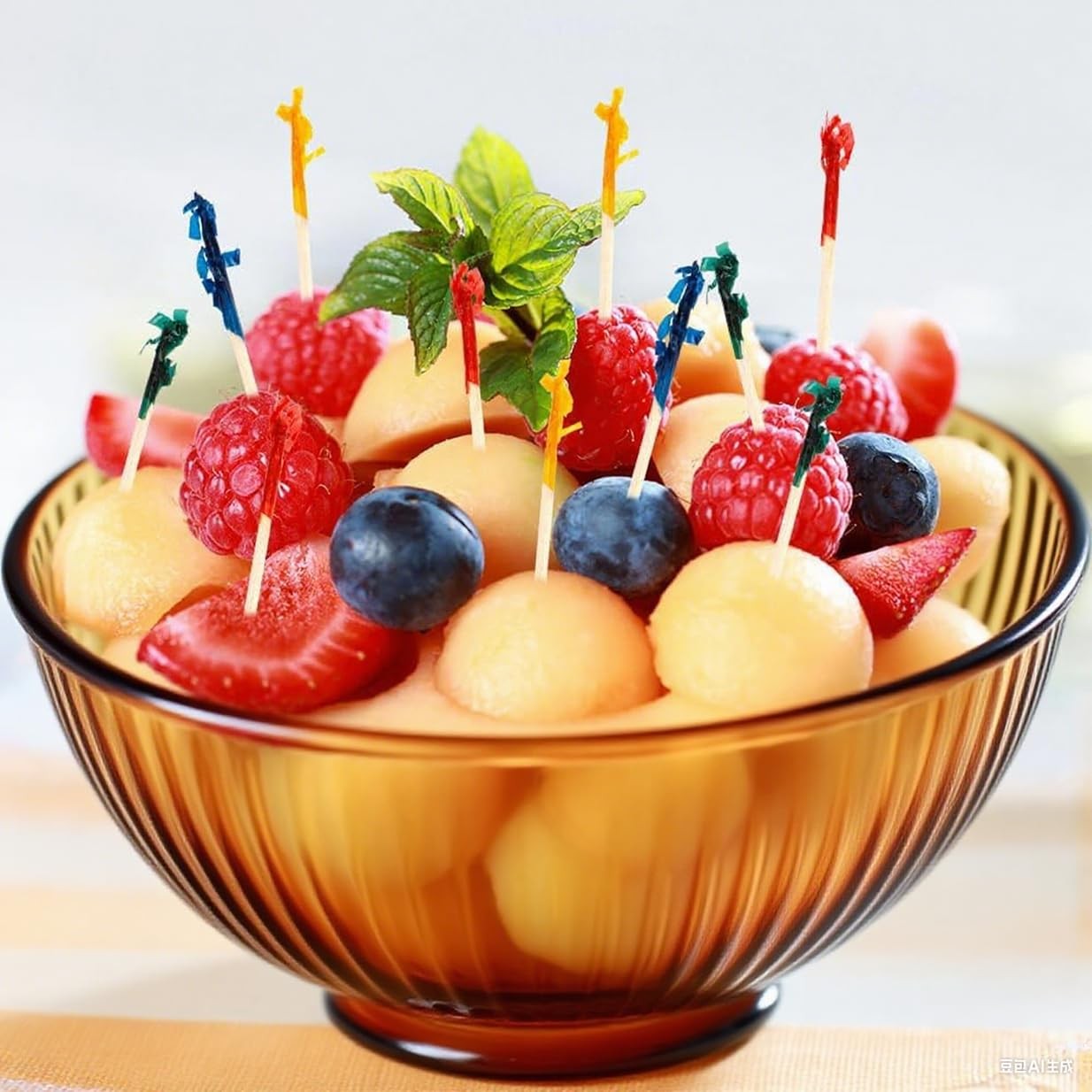 400PCS Fancy Toothpicks for Appetizers, 2.6IN Appetizer Picks for Cocktail