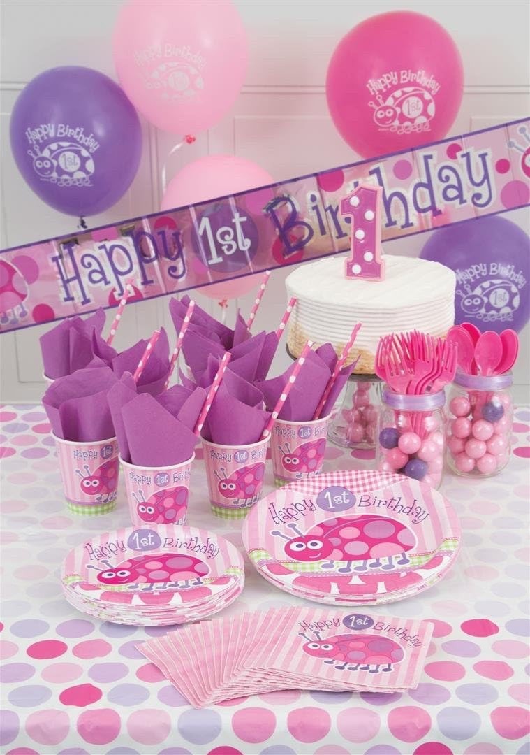 Ladybug 1st Birthday Party Supplies Plates Blowouts Tablecover High Chair Choose