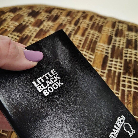 Chippendales Little Black Book 1982 Novelty Adult Humor Gag Gift Address Book