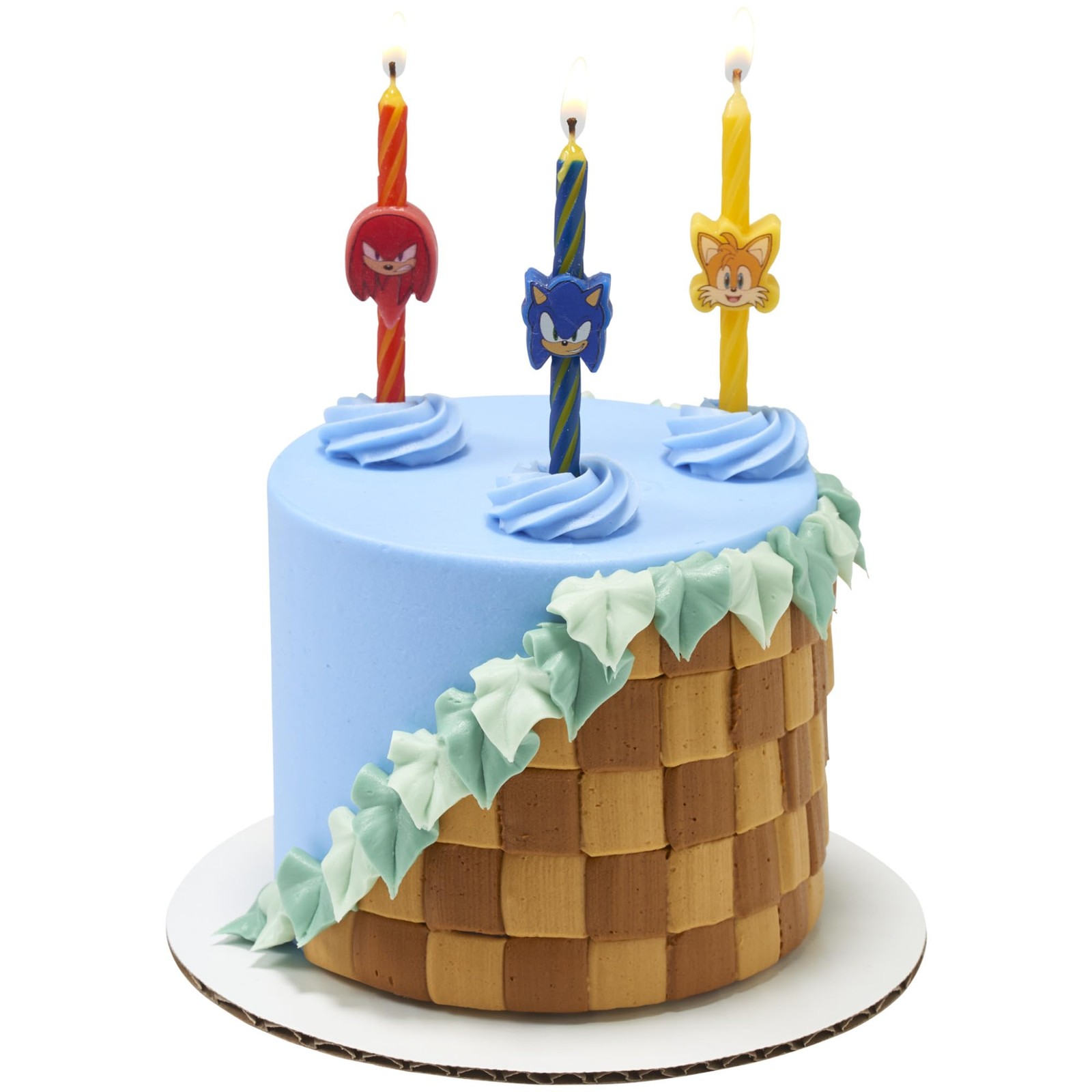 Sonic The Hedgehog Cake Candles | 6 1.05 inches x 5.75 inches, Multicolor