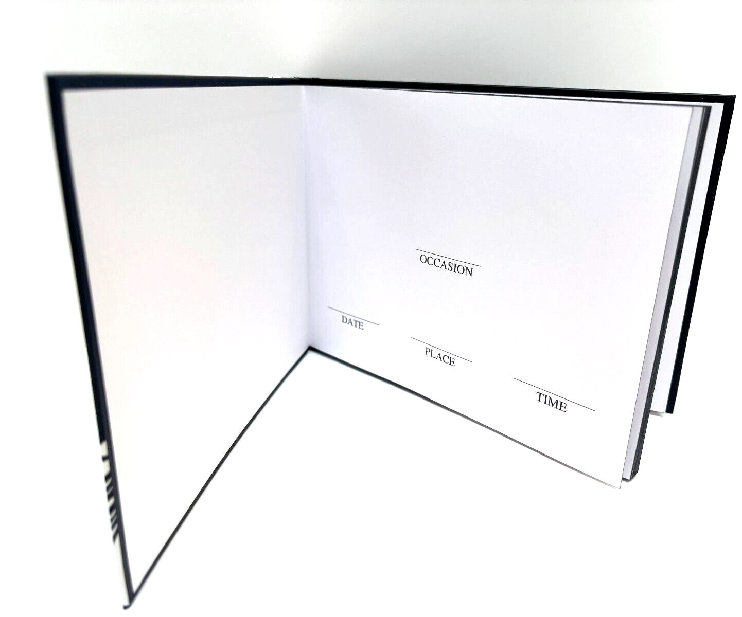 Sign-In Guest Book for Any Occasion Black/White 8″ x 5.75″ 50-Pages