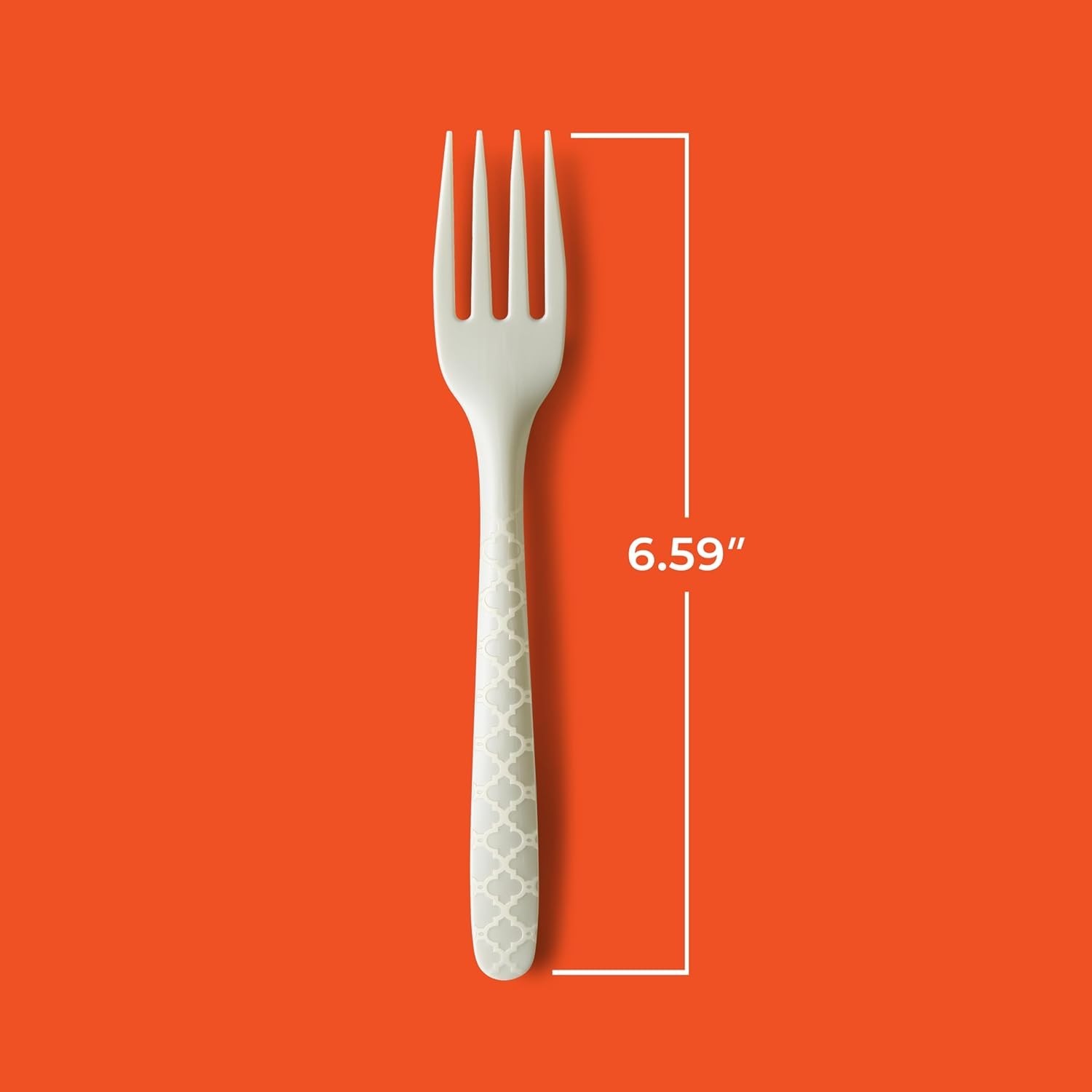 Sustainable 24-Pack ECOSAVE Forks for Outdoor Events – Compostable & Strong