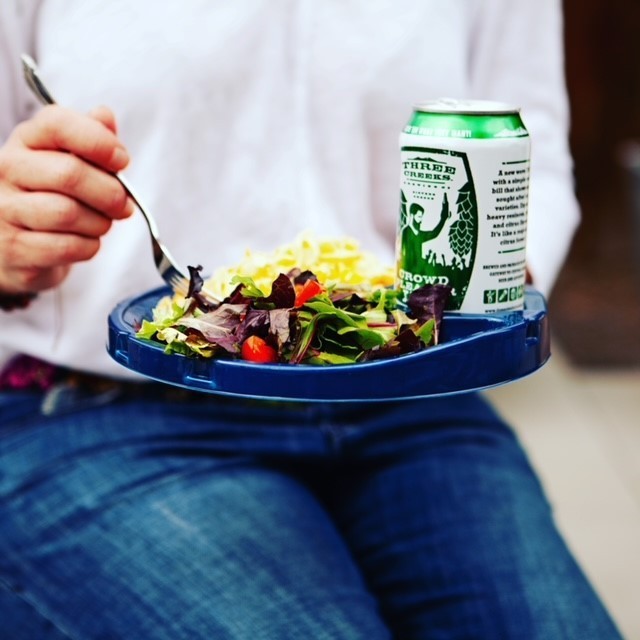 40 Resuable Plates: Eat and Drink with Food and Beverage Together:
