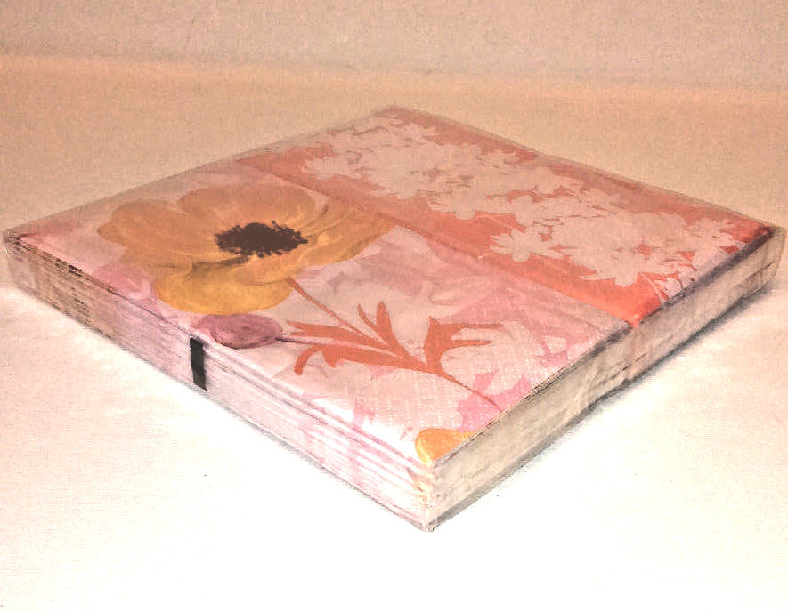 TWIN PACK 2 Designs 20 Paper Napkins CONTEMPORARY FLOWERS TEA PARTY ANEMONE 3ply