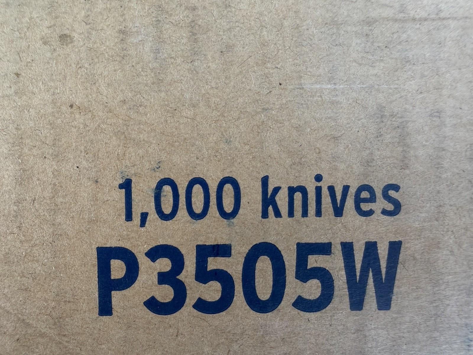 Amercare Knife Heavy Weight Polypropylene Plastic Disposable White P3505W Lot