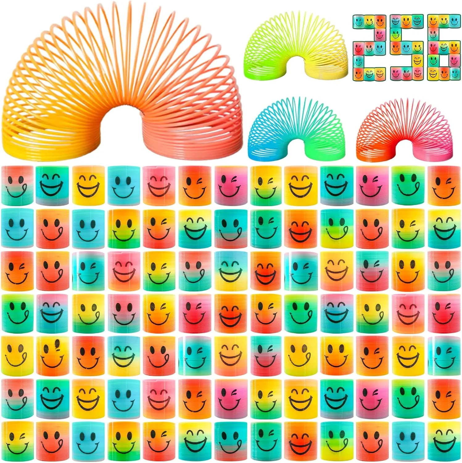 Cocurb 256 Pcs Mini Spring Party Favors for Kids 4 to 8 Fun Goodie Bag Stuffers