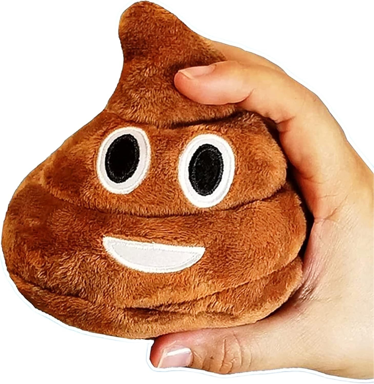 Funny Plush Poop Toy with 7 Fart Sounds – Hilarious Farting Poop Stuffy for K…
