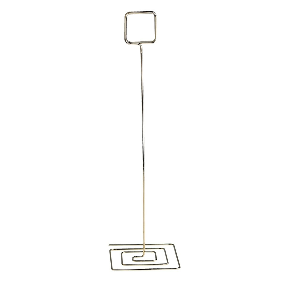 Pack of 12 Contemporary Square Base Table Number Holders – XTNHS-12