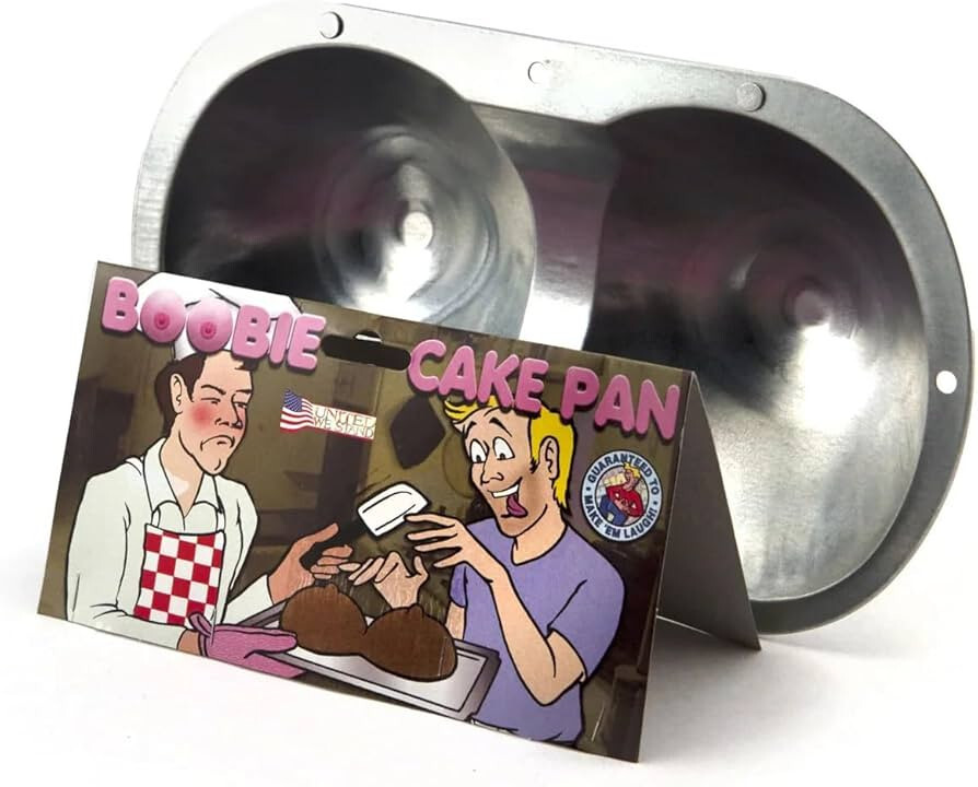 Boobie Cake Pan – Great Gag Gift For Bachelor Bachelorette Party