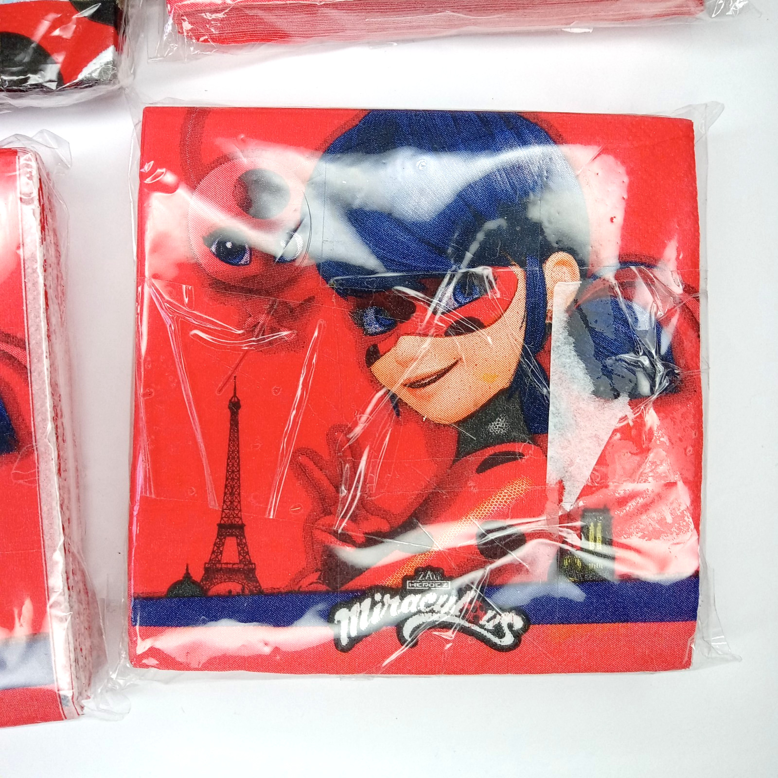 Miraculous Ladybug Paper Party Napkins Lot of 4 Packs – Birthday Party Supplies