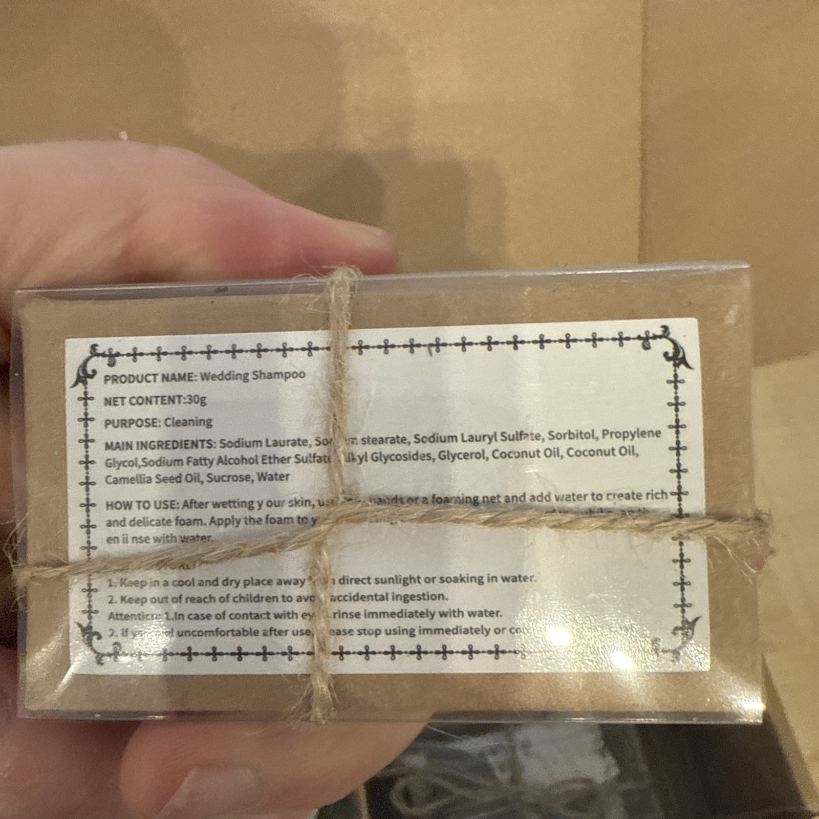 Dansib 12 Pk Mini eucalyptus Hand oap Bar Thank You Favors