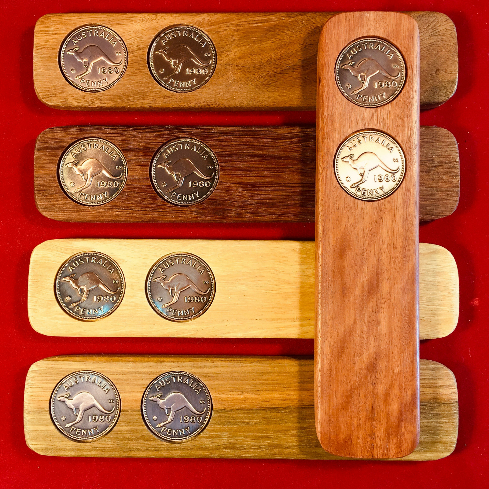 40th Wedding Anniversary Gift Present Two-Up game 1983 Australian Penny two up